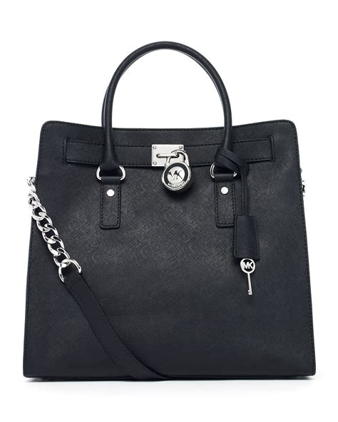 michael kors tasche hamilton large schwarz|Michael Kors Hamilton tote bag.